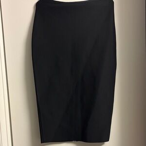 Herve Leger Classic Black Pencil Skirt